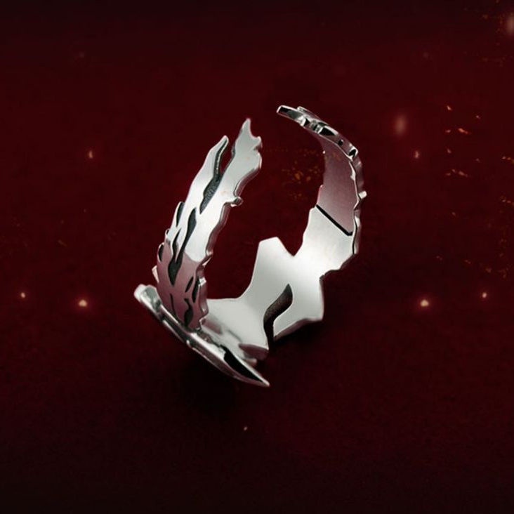 Nhẫn Bạc 925 Họa Tiết Hoạt Hình Break through the sky Thời Trang