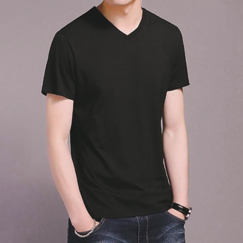 Áo Thun Nam Ngắn Tay Vải Trơn