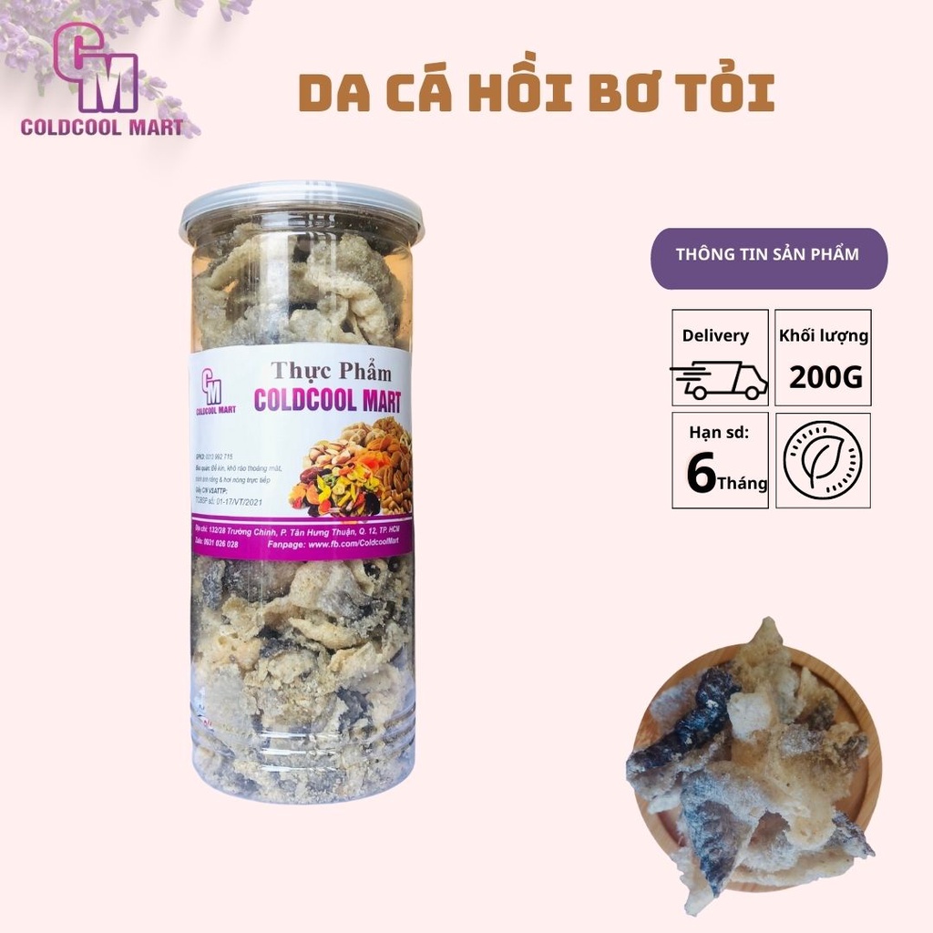 Da Cá Sấy Giòn 200g 2C Mart