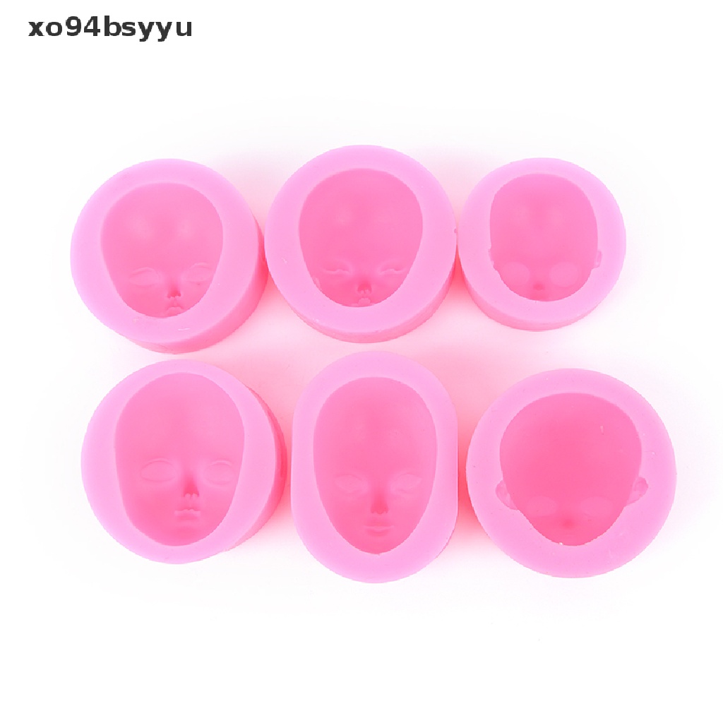 1 Khuôn Silicon Làm Xà Phòng / Sô Cô La Thủ Công Hình Mặt Em Bé xo94bsyyu
