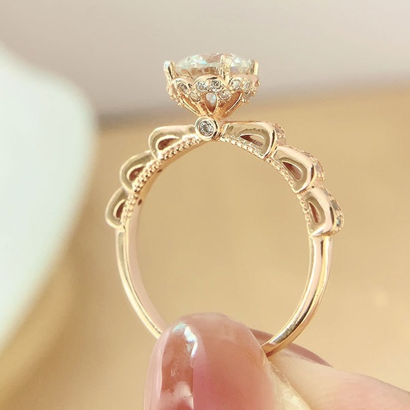 Nhẫn Mạ Bạc 925 Hình Thang Thời Trang