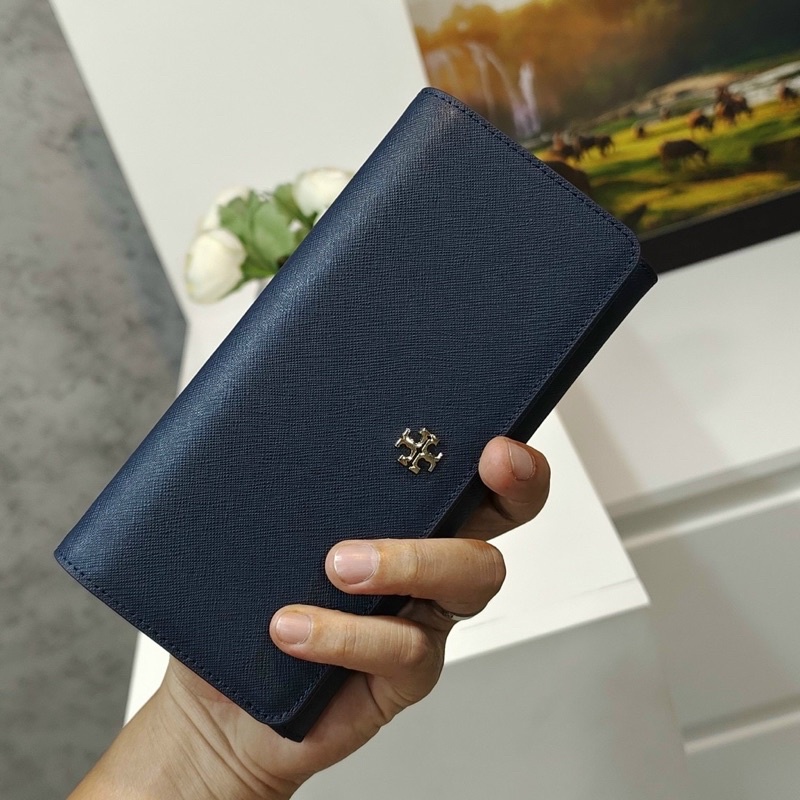 Ví dài Tory Robinson Saffiano full box