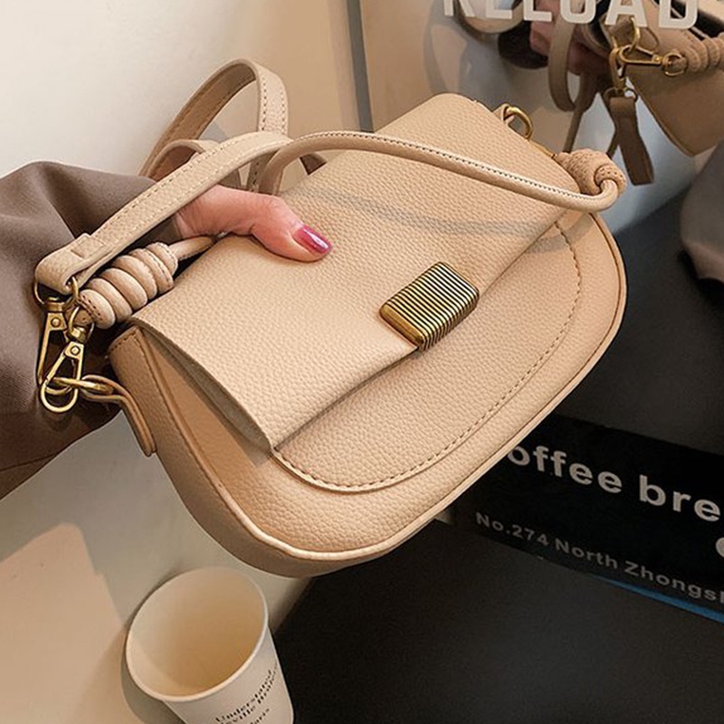 Túi Đeo Chéo Bằng Da Cao Cấp Thiết Kế Đơn Giản Thời Trang Cho Nữ