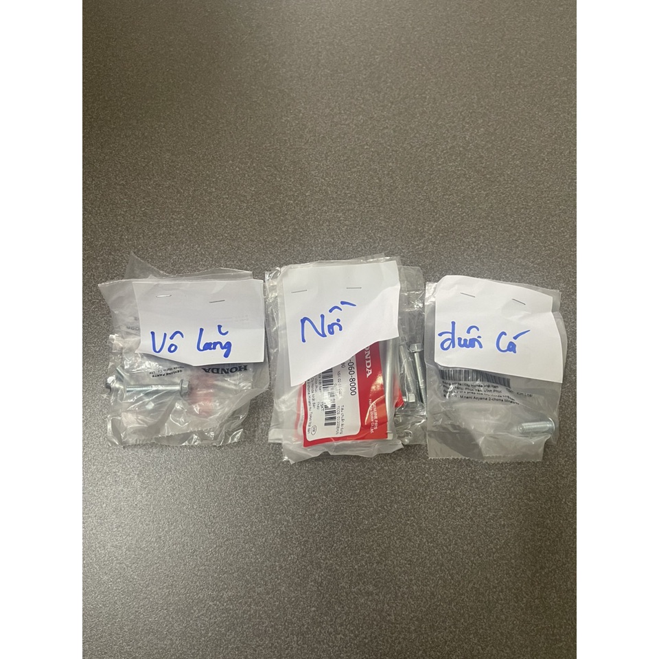 ốc nắp máy trái nắp máy phải nắp đuôi cá wave nhỏ zx 100 rs 100 an pha bụng 100 hàng chính hãng