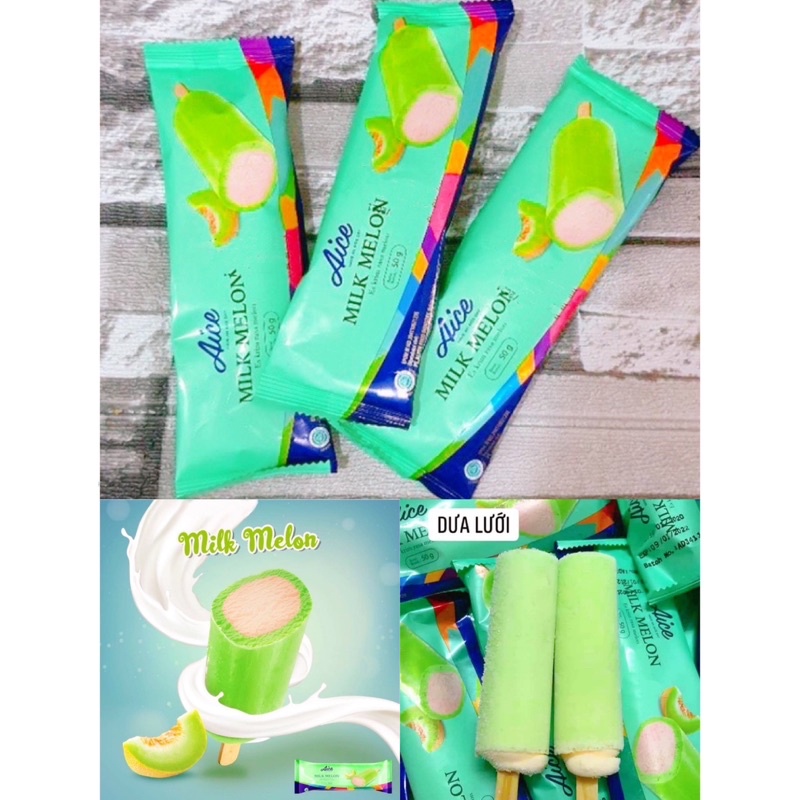 🍭Kem Aice Dưa Lưới Thơm Ngon🍈(Hoả Tốc)