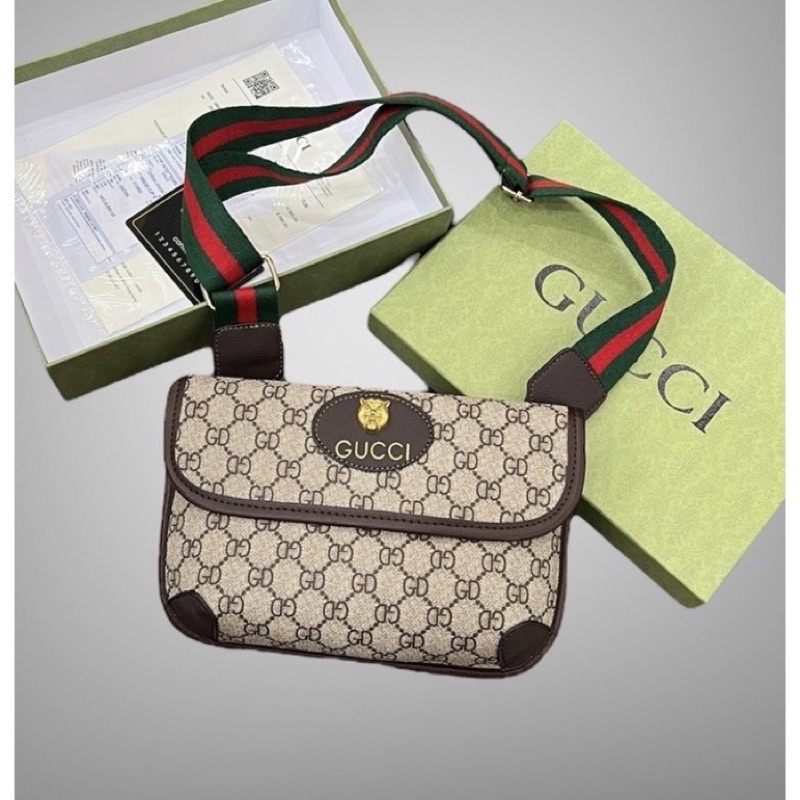 Túi đeo chéo nam nữ Gc Fullbox hộp giấy thẻ , túi đeo vai cao cấp