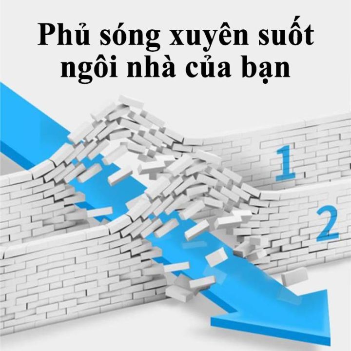 Kích Sóng Wifi 4 Râu Ăng Ten Phát Xuyên Tường Chuẩn N Tốc Độ 300mbps Màu Trắng Bộ Kích Sóng Wifi Thu Phát Mở Rộng Sóng | BigBuy360 - bigbuy360.vn