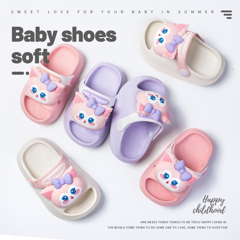 XẢ KHO Dép lê cho bé gái,sục hở mũi,dép lê mùa hè cho bé gái siêu dễ thương mềm và êm và thoáng chân đi trong nhà,đi học