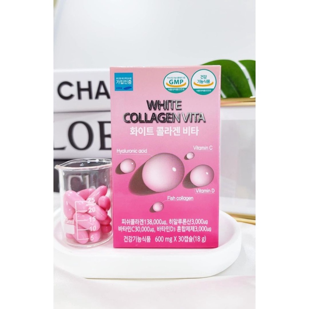 Viên uống trắng da White Collagen Vita 30 viên