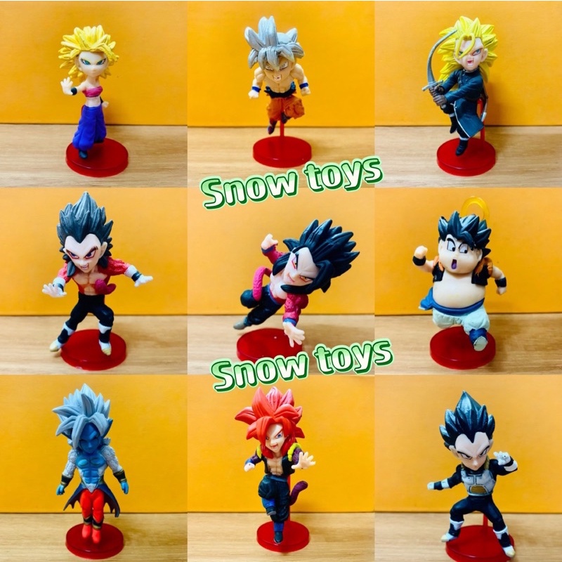 Mô hình Dragon Ball - Mô hình Majin Buu Buutenks Super Buu Gohan Goku Gotenks SSJ3 Ma bư mập gầy - Cao 10~12cm