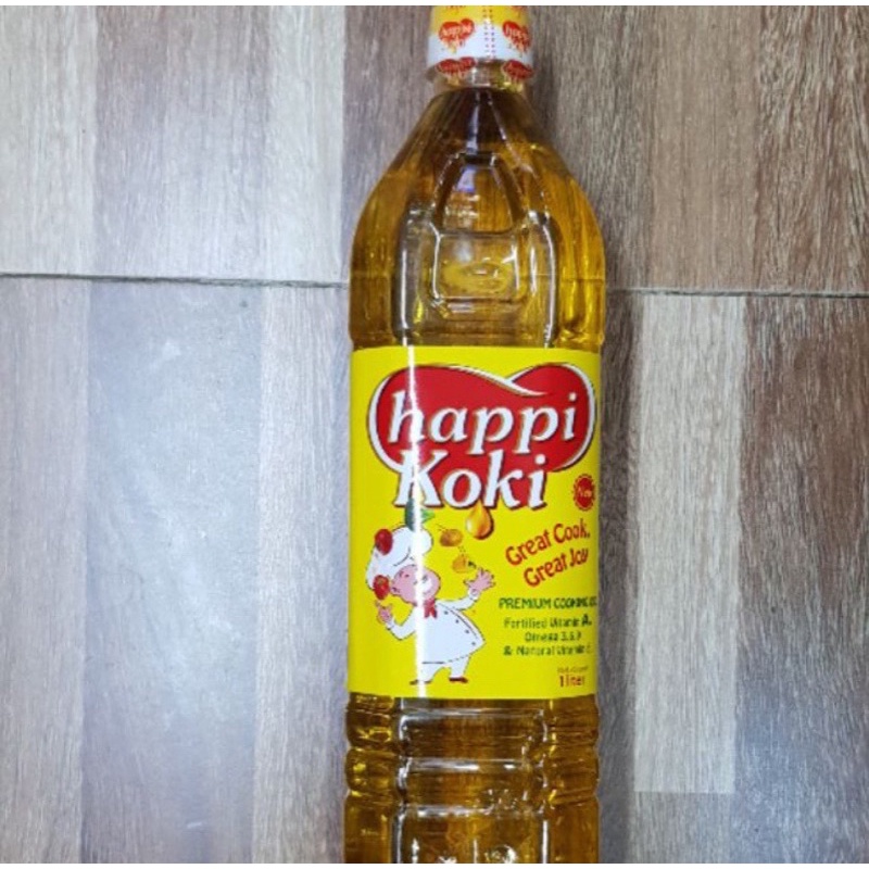 dầu ăn happy koki 1l