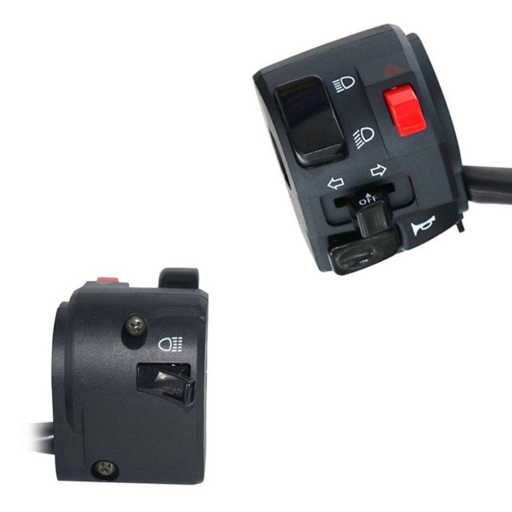 Công Tắc Đèn Báo Hiệu Gắn Tay Lái Xe Máy Scooter