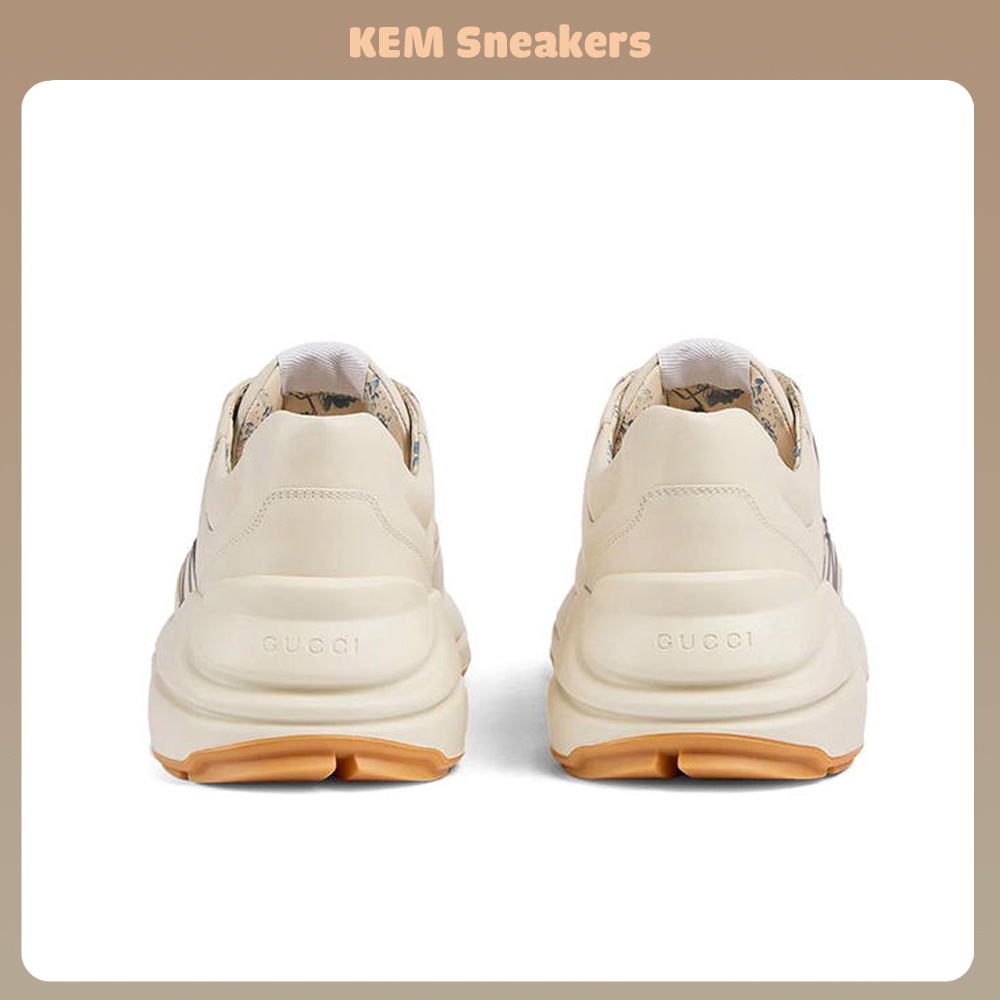 Giày Gucci Rhyton NY Yankess, Sneaker GC Chunky Tăng Chiều Cao 5cm Size 36-42