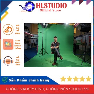 Phông Vải Key Hình, Phông Nền Studio HL Studio, Chiều Rộng 3.2m, Liền Mạch Không Ghép Miếng, Dùng Quay Phim, Chụp Ảnh.