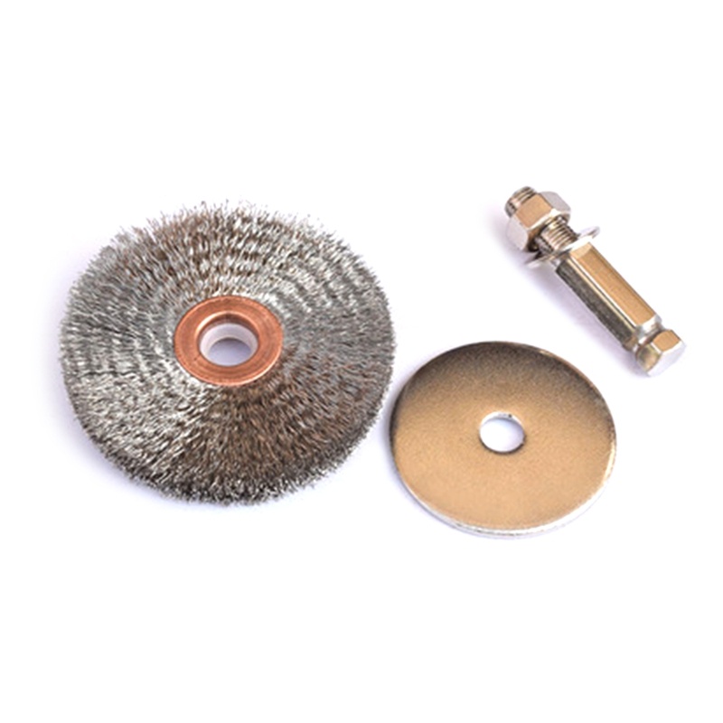 Bàn Chải Sợi Thép Xoay Siêu Chắc 3in Dùng Để Sửa Chữa Lốp Xe