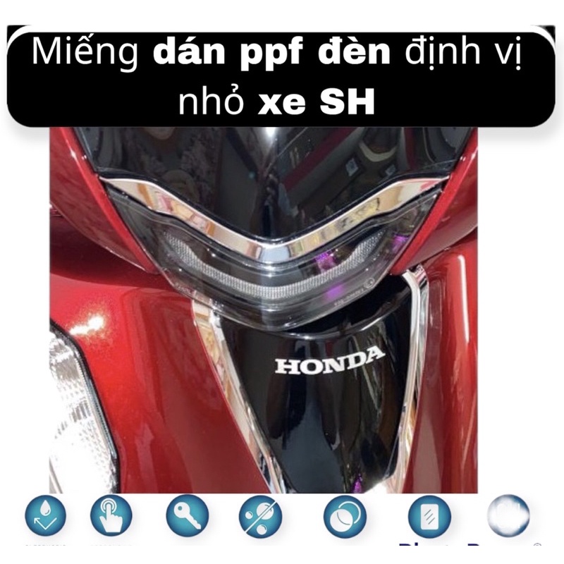Miếng dán ppf đèn định vị nhỏ 125-150-350i.