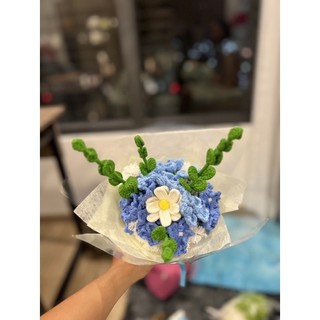 Bó hoa len handmade