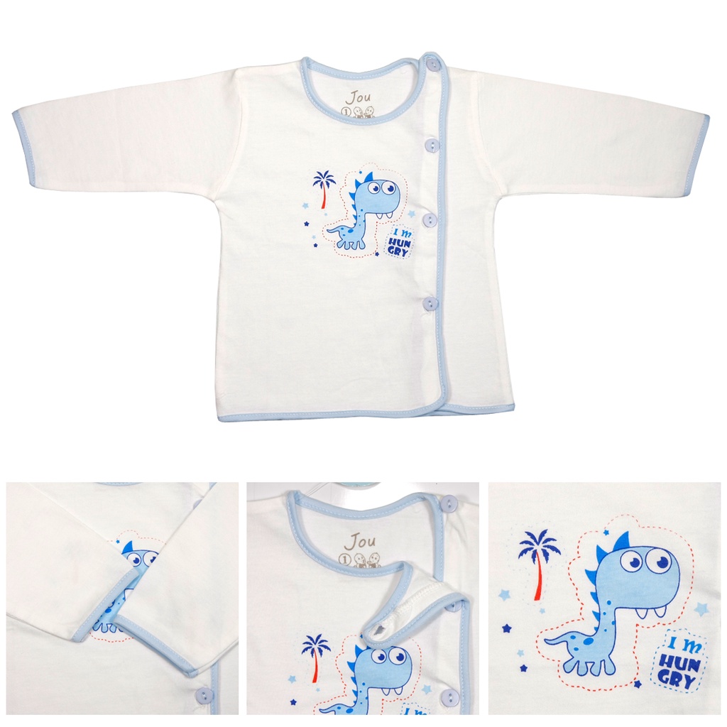 Áo sơ sinh dài tay cotton cho bé 3-8kg -"/áo sơ sinh/áo sơ sinh cho bé/áo sơ sinh dài tay/áo sơ sinh