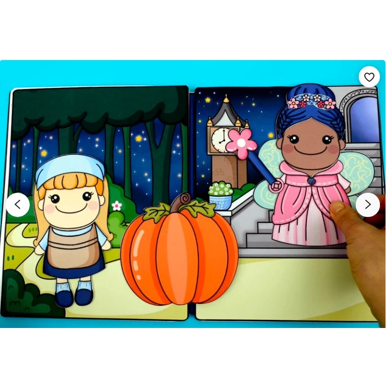 Ngôi nhà búp bê giấy - Cô bé lọ lem