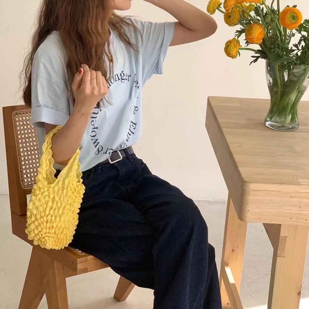 Somedayzl Túi Xách Đeo Vai Cỡ Lớn Co Giãn Đa Năng Màu Sắc Ngọt Ngào