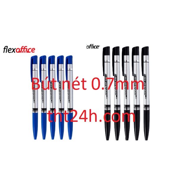 Bút Bi nét 0.7mm xanh