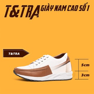 [ 8CM ] Giày Độn Nam T&TRA T27 TN