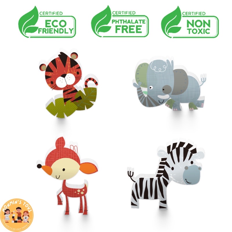 Đồ chơi phòng tắm, chất liệu an toàn cho bé, bám dính được lên tường, nhiều hình ngộ nghĩnh đáng yêu