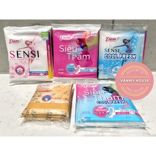 Băng vệ sinh Diana Sensi / Diana Siêu Thấm 2 miếng