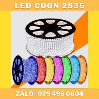 Đèn led cuộn 2835 màu trắng dây đôi 100m 220v