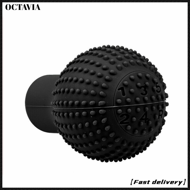 Vỏ Bọc Núm Gạt Cần Số Xe Hơi Hình Tròn Bằng Silicone Thông Dụng Chống Trượt