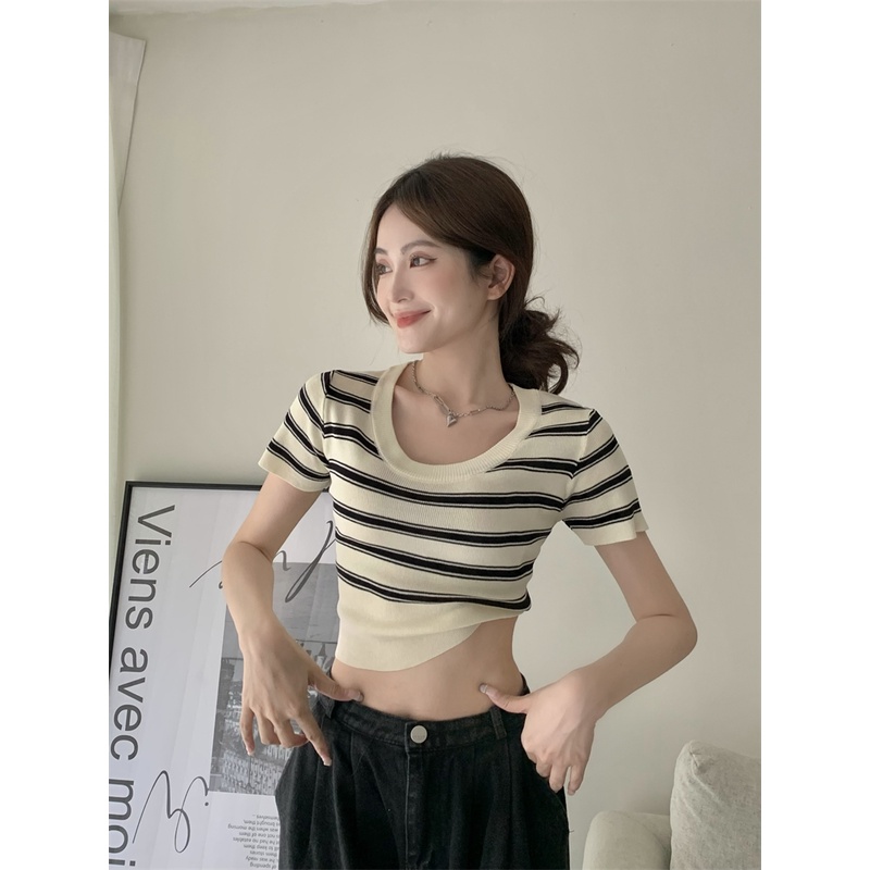 [5 Màu Sắc] Áo sweater Mỏng Cổ Thuyền Cho Nữ