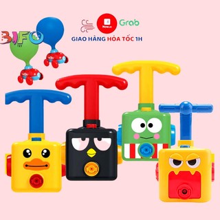[KÈM 6 BÓNG 2 Ô TÔ] Đồ chơi xe hơi bóng bay, bơm bóng đua xe, phát triển khả năng vận động và tư duy của trẻ loại mới