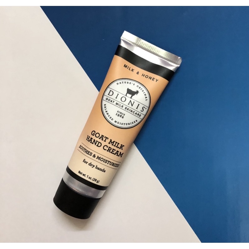 Kem dưỡng da tay Dionis Goat Milk Hand Cream 28g  - Tinh chất sữa dê USA