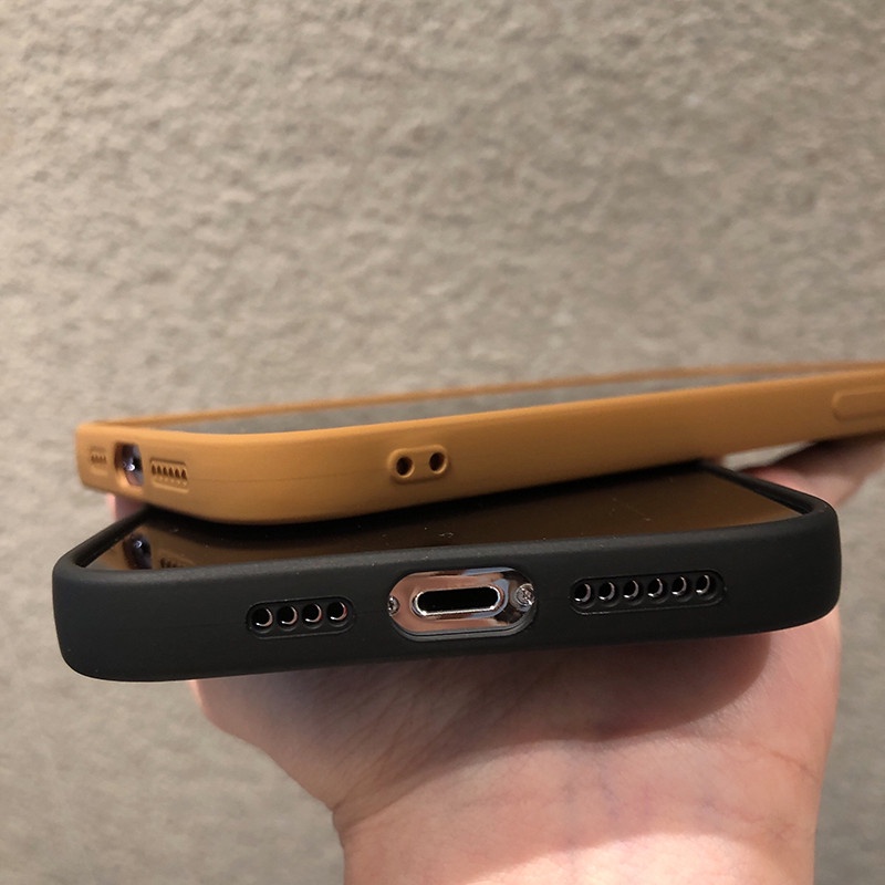 Ốp Điện Thoại Silicone Mềm Nhám Hình Camera Cho iPhone 14 13 12 11 Pro Max XR XS Max X 8 7 14 Plus SE 2020