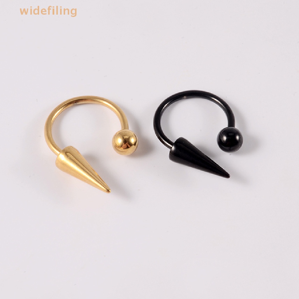 Khuyên Xỏ Mũi / Môi Bằng Thép Không Gỉ Phong Cách Gothic Thời Trang