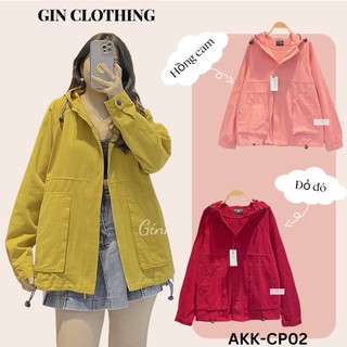 Áo Khoác Kaki Leo GINNY | Chất Đẹp | Có Nón | Form Nữ