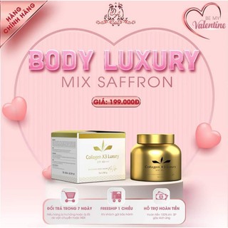 Kem Body dưỡng trắng da luxurry collagen x3