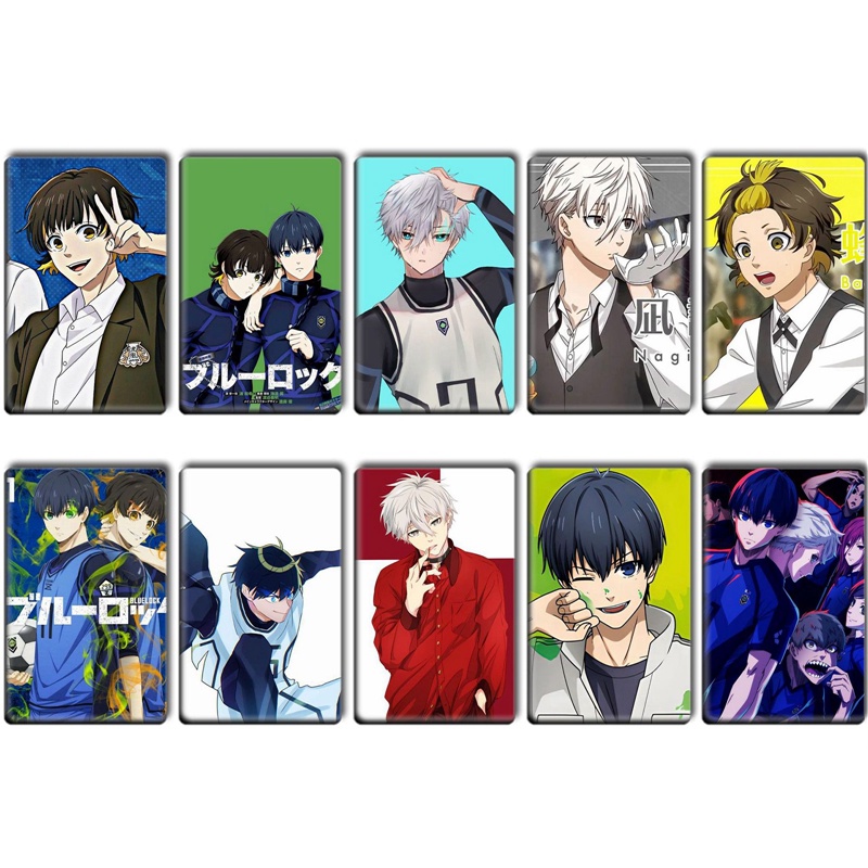 Set 10 Tấm Thẻ Dán Hoạt Hình Dễ Thương Cho Bé