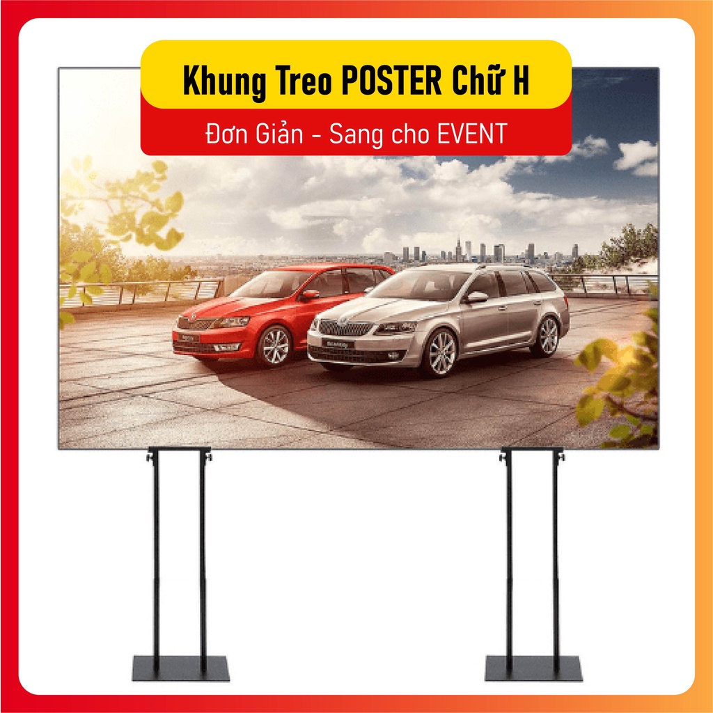 Khung Treo POSTER 2 Mặt Standee