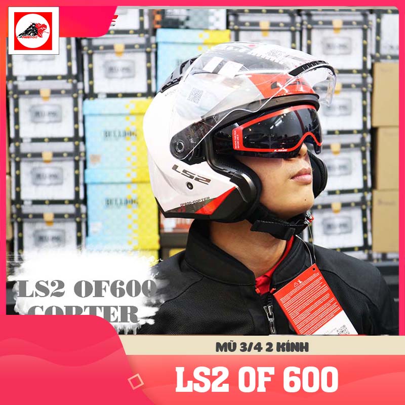 Mũ bảo hiểm 3/4 LS2 OF600
