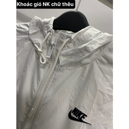 Khoác gió NK chữ thêu