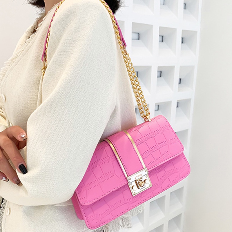 Túi Đeo Vai Họa Tiết Vân Đá Phong Cách Hàn Quốc Cho Nữ