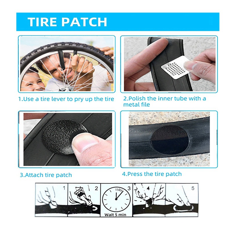 Bộ Dụng Cụ Vá Lốp Xe Đạp Tiện Lợi