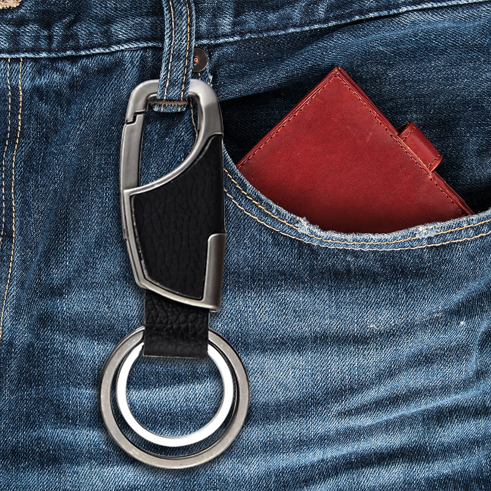 Móc Chìa Khóa Bằng Da PU Thời Trang