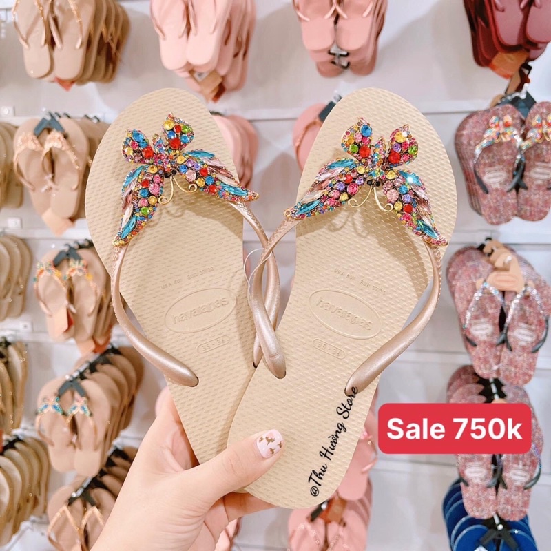 Dép HVN Nữ Slim Mix Bươm' Chúa 7 Màu