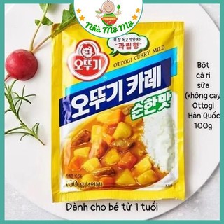 Bột cà ri không cay Ottogi 100gram - Cari không cay cho bé - Nhà Mỡ Mỡ