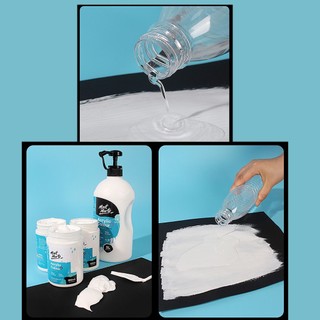 Màu Acrylic Mont Marte 300ml Đen/Trắng