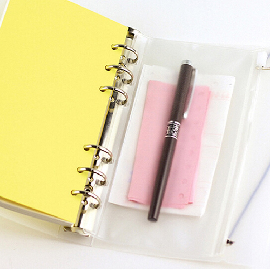 Túi Đựng Sổ Tay Nhật Ký Bằng PVC Có Khóa Kéo Tiện Dụng