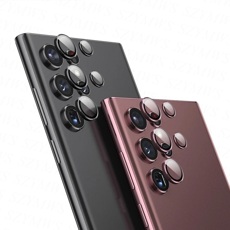 Set 5 Vòng Kim Loại Bảo Vệ Ống Kính Máy Ảnh Cho Điện Thoại Samsung Galaxy S23 S22 Ultra S23 Plus