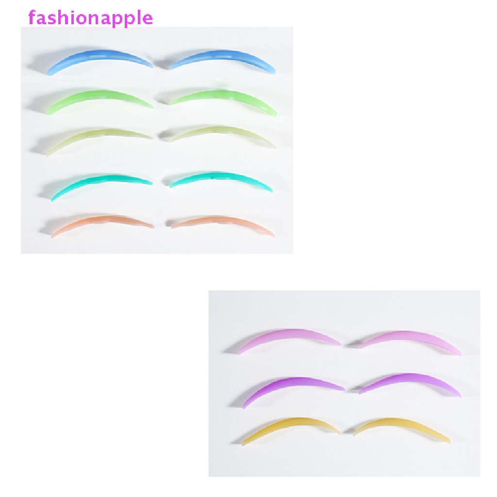 Bộ 8 Cặp Đệm Silicone Uốn Cong Lông Mi Tái Sử Dụng Linh Hoạt